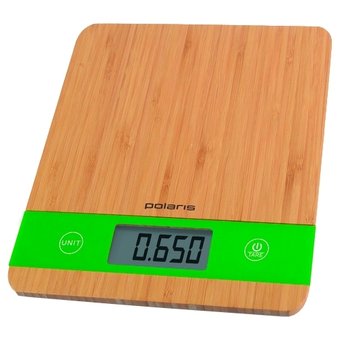  Весы кухонные Polaris PKS 0545D бамбук 