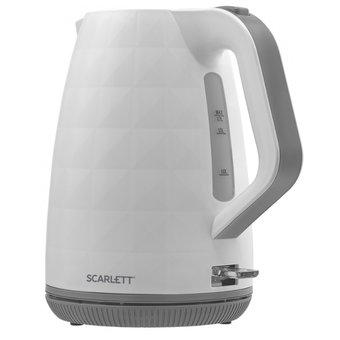  Чайник Scarlett SC-EK18P49 белый/серый 