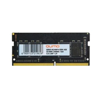  ОЗУ Qumo, CL16, 1.2V, Single Rank, Retail (QUM4S-8G2400P16) SO-DIMM 8GB DDR4-2400 PC4-19200 