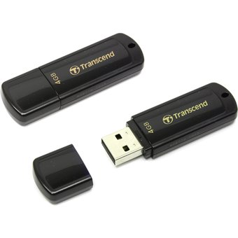  USB-флешка Transcend 4Gb Jetflash 350 TS4GJF350 USB2.0 черный 