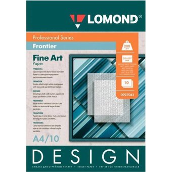  Бумага Lomond 0927041 A4/200г/м2/10л./белый гребенка для струйной печати 