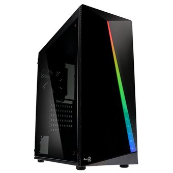  Корпус Aerocool Shard A-BK-v черный без БП 