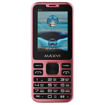  Мобильный телефон Maxvi X11 rose gold 