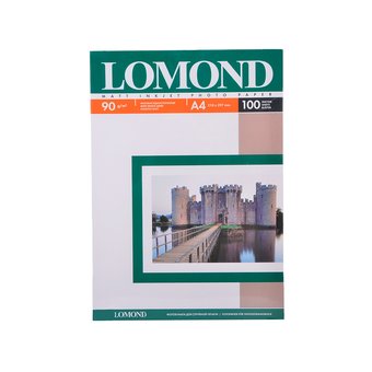  Фотобумага Lomond 0102001 A4/90г/м2/100л./белый матовое для струйной печати 