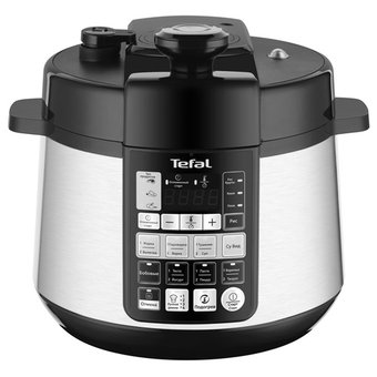  Мультиварка-скороварка Tefal CY621D32 серебристый/черный 