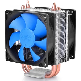  Кулер Deepcool ICE Blade 200M Soc-FM2+/AM2+/AM3+/AM4/1150/1151/1155/2011/ 4-pin 18-30dB Al+Cu 130W 343gr Ret 