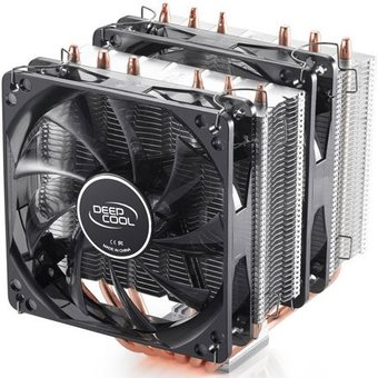  Кулер Deepcool NEPTWIN V2 Soc-FM2+/AM2+/AM3+/1150/1151/1155/2011/ 4-pin 18-30dB Al+Cu 150W LED Ret 
