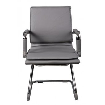  Кресло Бюрократ CH-993-Low-V/grey низкая спинка серый искусственная кожа 