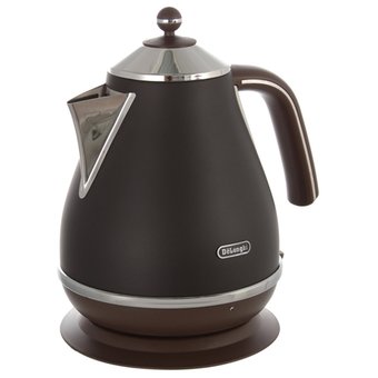  Чайник Delonghi KBOV 2001.BK черный/коричневый 
