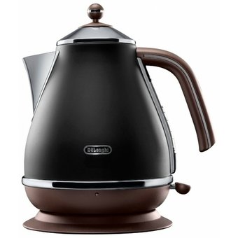  Чайник Delonghi KBOV 2001.BK черный/коричневый 