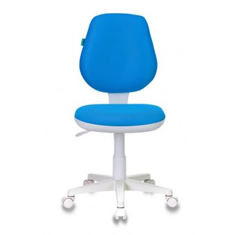  Кресло детское Бюрократ CH-W213/TW-55 голубой TW-55 (пластик белый) 