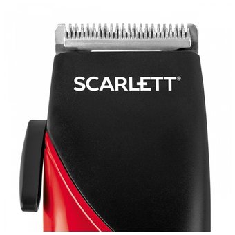  Машинка для стрижки Scarlett SC-HC63C24 черный/красный 