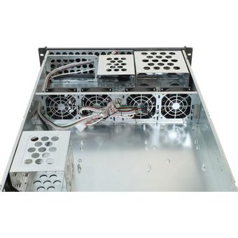  Серверный корпус Procase B205L-B-0 2U Rack server case, черный, без блока питания, глубина 650мм, MB 12"x13" 