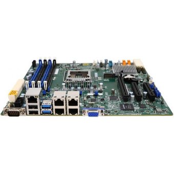  Материнская плата SuperMicro MBD-X11SSH-LN4F-B C236 S1151 MATX BLK 