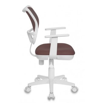  Кресло детское Бюрократ CH-W797/BR/TW-14C спинка сетка коричневый сиденье коричневый TW-14C (пластик белый) 