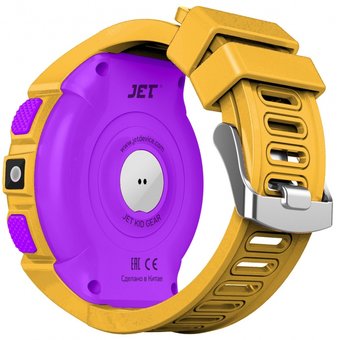  Наручный смарт-браслет JET Kid Gear желтый+фиолетовый 