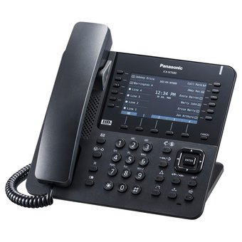  Телефон IP Panasonic KX-NT680RU-B черный 