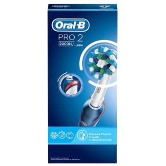  Зубная щетка электрическая Oral-B Professional Clean 2000 белый/голубой 