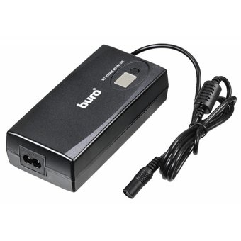  Блок Питания Buro (BUM-1245M90) ручной 90W 12V-24V 11-connectors 1xUSB 1A от бытовой электросети LED индикатор 