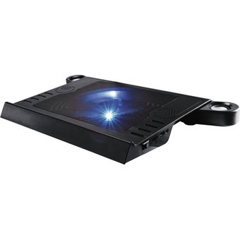  Подставка для ноутбука Hama (00053063) черный 15.6"330x260x45мм 1xUSB 1x 130ммFAN 713г 