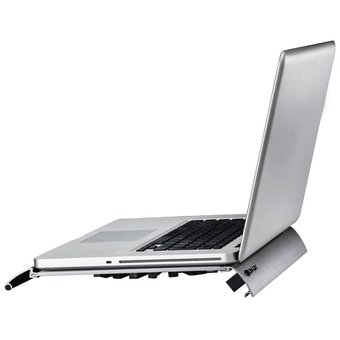  Подставка для ноутбука Hama Business серый (00053062) 17.3"305x350x38мм 20дБ 2xUSB 1x 200ммFAN 814г пластик 