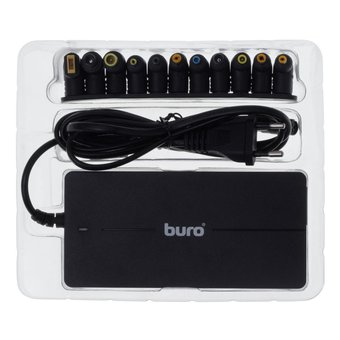  Блок питания Buro (BUM-0051K120) автоматический 120W 12V-20V 11-connectors 6A 1xUSB 2A от бытовой электросети LED индикатор 