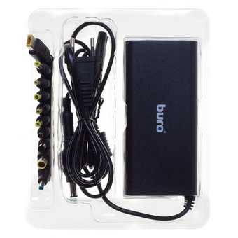  Блок питания Buro (BUM-1130M90) ручной 90W 12V-20V 11-connectors 3.75A 1xUSB 1A от бытовой электросети LED индикатор 