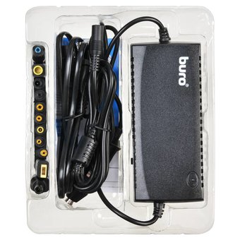  Блок питания Buro (BUM-1200C120) ручной 120W 15V-24V 11-connectors 5A 1xUSB 1A от прикуривателя 