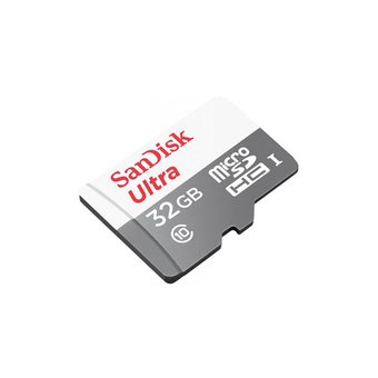  Карта памяти Sandisk microSDXC 64Gb Class10 SDSQUNS-064G-GN3MN Ultra 80 w/o adapter 