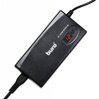  Блок Питания Buro (BUM-1245M90) ручной 90W 12V-24V 11-connectors 1xUSB 1A от бытовой электросети LED индикатор 