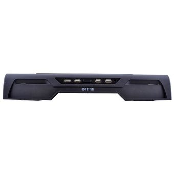  Подставка для ноутбука Titan (TTC-G25T/B4) черный 17"384x312x54мм 20дБ 4xUSB 1x 200ммFAN алюминий/пластик 