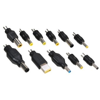  Блок Питания Buro (BUM-1245M90) ручной 90W 12V-24V 11-connectors 1xUSB 1A от бытовой электросети LED индикатор 