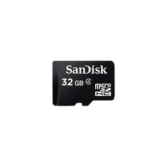  Карта памяти Sandisk microSDHC 32Gb Class4 SDSDQM-032G-B35 w/o adapter 