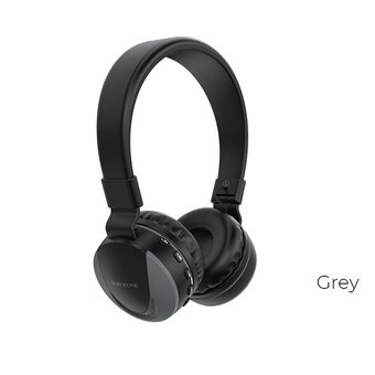  Наушники bluetooth полноразмерные Borofone BO3 Rhyme, grey 