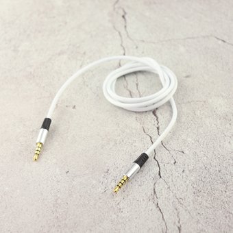  Аудио-кабель MR-201 1м, белый 