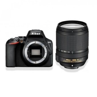  Зеркальный фотоаппарат Nikon D3500 черный 24.2Mpix 18-140mm f/3.5-5.6 VR 3" 1080p Full HD SDXC Li-ion (с объективом) 