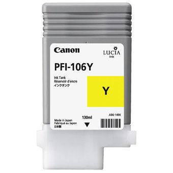  Картридж струйный Canon PFI-106 Y 6624B001 желтый для Canon для iPF6300S/6400/6450 