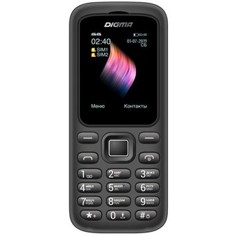  Мобильный телефон Digma A171 Linx Black 