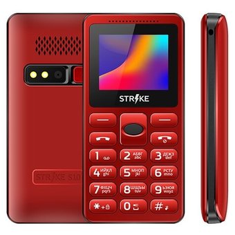  Мобильный телефон Strike S10 Red 