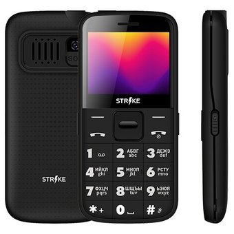 Мобильный телефон Strike S20 Black 