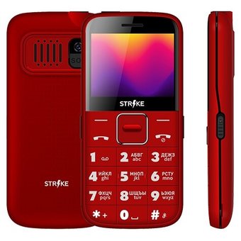  Мобильный телефон Strike S20 Red 