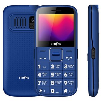  Мобильный телефон Strike S20 Blue 
