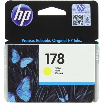  Картридж струйный HP 178 CB320HE желтый (300стр.) для HP C5383/C6383/B8553/D5463 