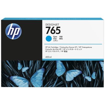  Картридж струйный HP 765 F9J52A голубой (400мл) для HP Designjet T7200 