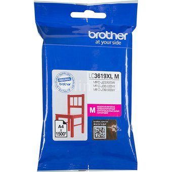  Картридж струйный Brother LC3619XLM пурпурный (1500стр.) для Brother MFC-J3530DW/J3930DW 