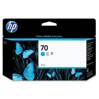  Картридж струйный HP 70 C9452A голубой (130мл) для HP DJ Z2100/Z3100 