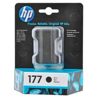  Картридж струйный HP 177 C8721HE черный (410стр.) для HP PS 3213/3313/8253 