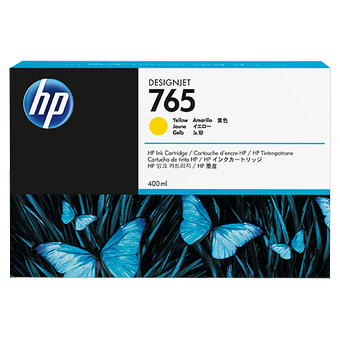  Картридж струйный HP 765 F9J50A желтый (400мл) для HP DJ T7200 
