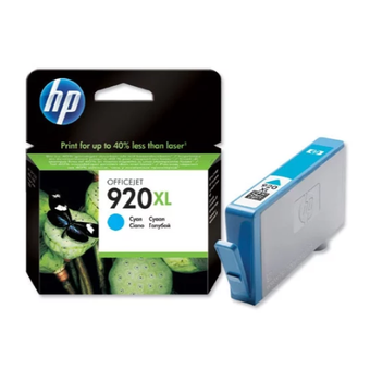  Картридж струйный HP 920XL CD972AE голубой для HP OJ 6000/6500 