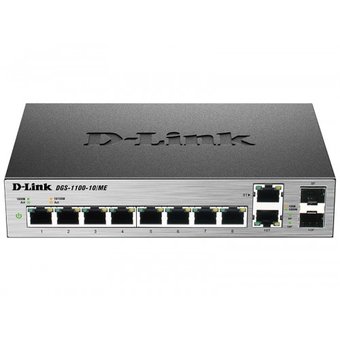  Коммутатор D-Link DGS-1100-10/ME/A 8G 2GBIC настраиваемый 